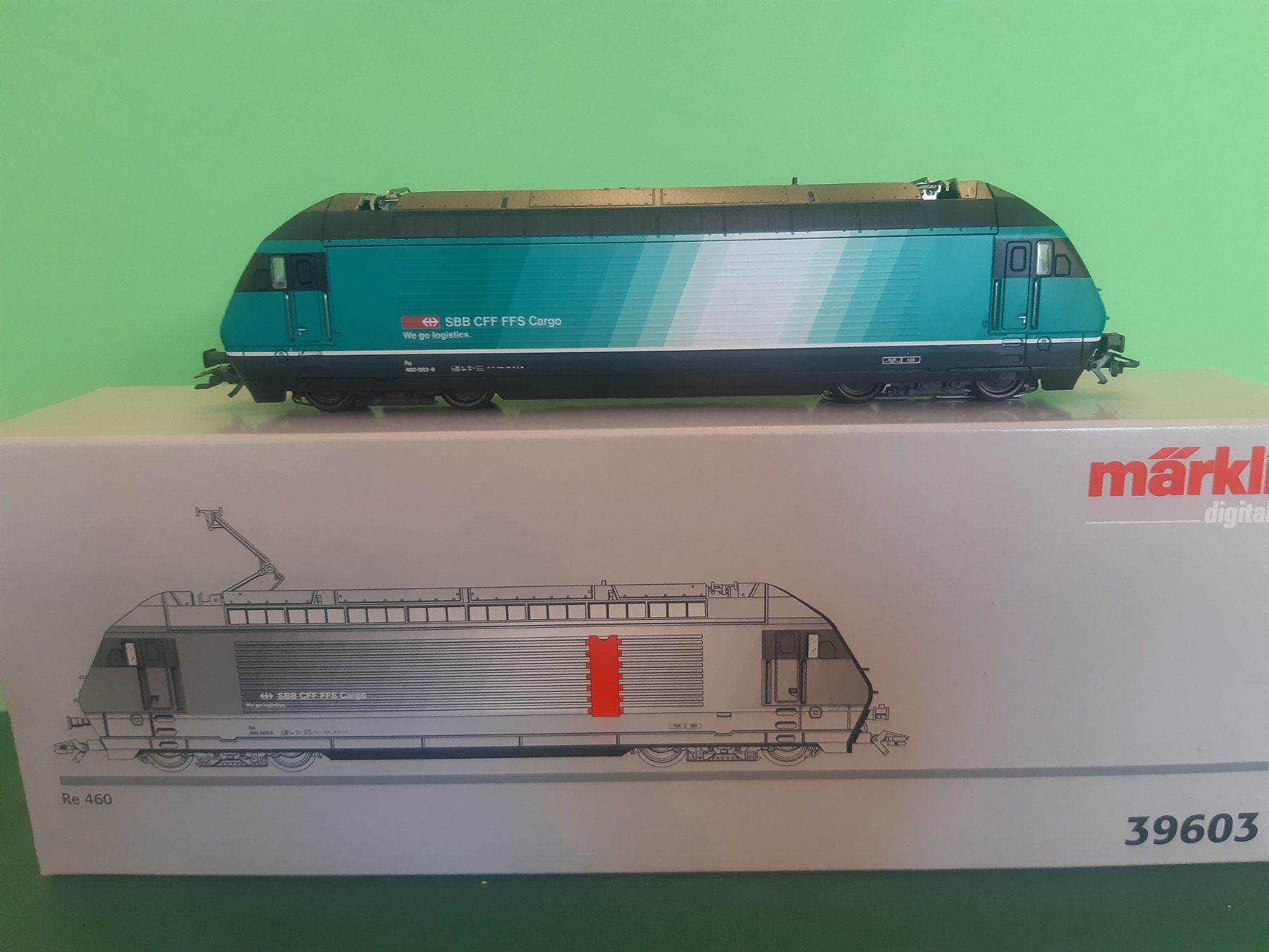 Märklin Modellini di ferrovie: Märklin Re460 WS, Digital – Usato da Bassersdorf venduto da darki77