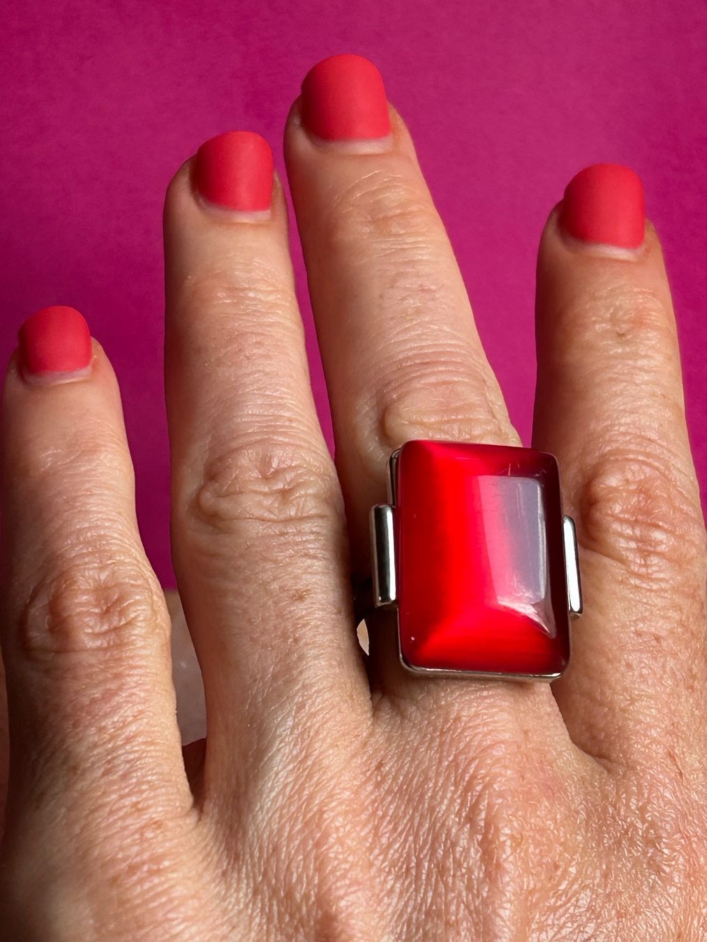 Bagues: Fingerring KIRSCHROT (53) – D'occasion à Dittingen par Bijoubelle 1