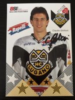Autogrammkarte Claudio Ghillioni HC Lugano signiert