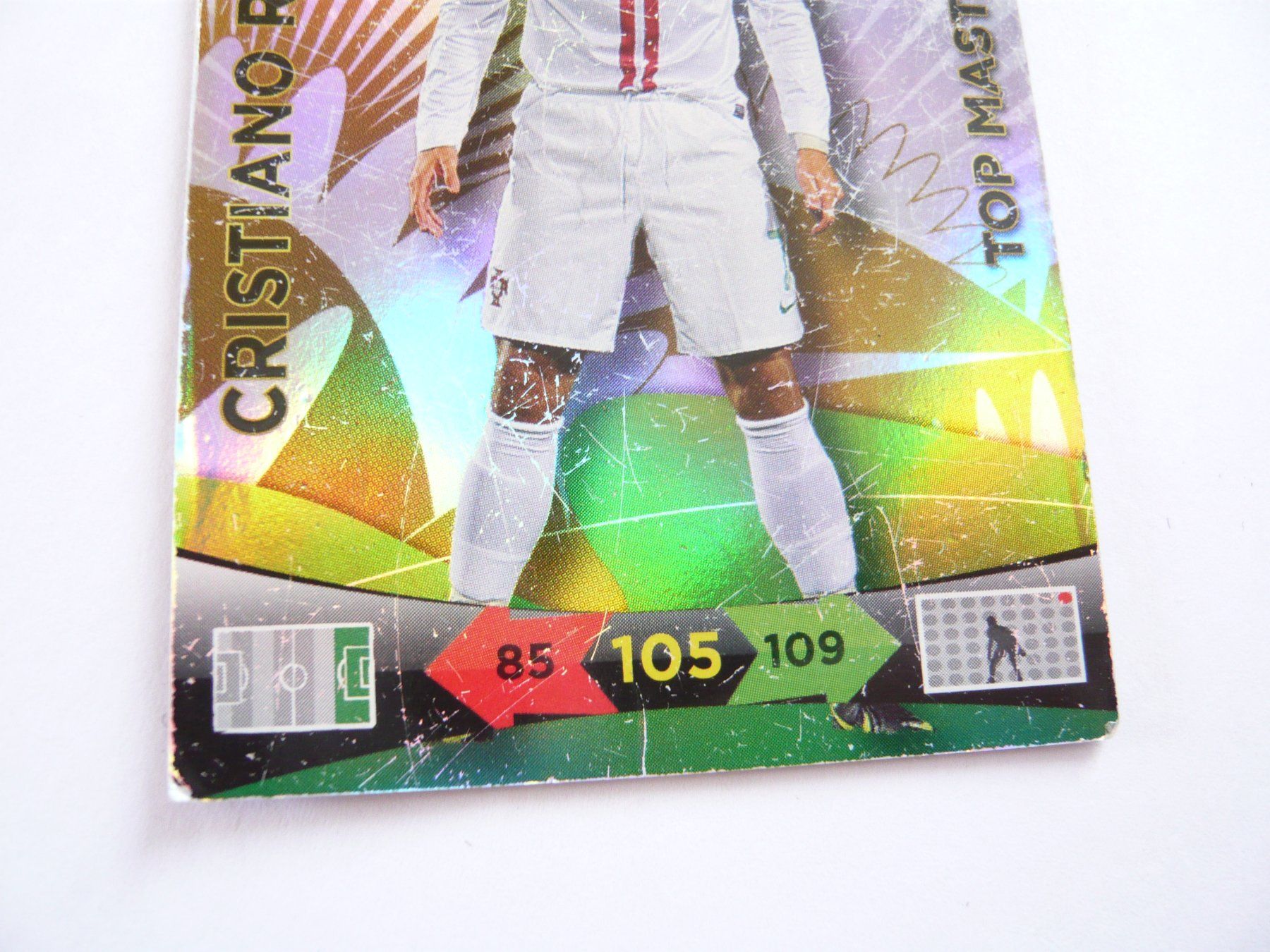 Panini Sammelbilder & Trading cards: PANINI 2014 CRISTIANO RONALDO CARTE USEE !!! – Defekt aus Echallens von vallottonp 3