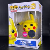 Funko Pop! Pokemon Pikachu 553 Flocked Special Edition