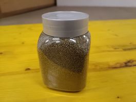 Bella Casa Deco Glitzerdose, Gold/Braun, neu!