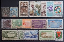 Franz. Elfenbeinküste ex. Kat. 1-348 **/*/gest. 1892/1969