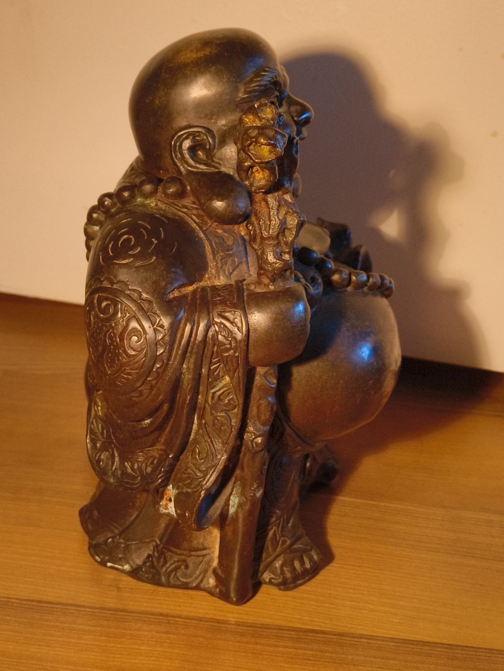 Figuren: Happy Buddha Figur Bronze/Messing 23cm 3.4kg – Gebraucht aus stettlen von VintageBern_ch 3