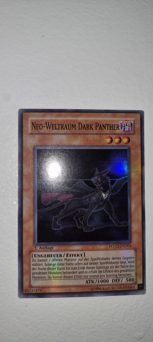 Karten: Yugioh Dark Panther – Gebraucht aus Suhr von qkr_62qb