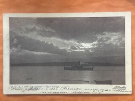 1908 Genfersee/Lac Léman, Soir d’orage. Top!