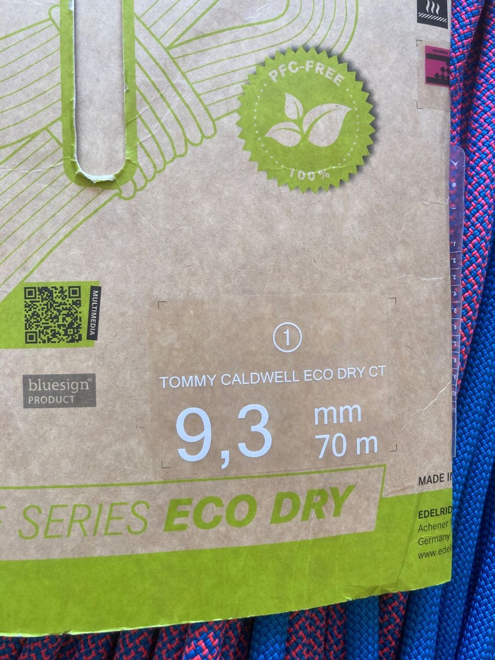 Edelrid Attrezzatura da arrampicata: Kletterseil Edelrid 70m,  Neu! – Nuovo (secondo la descrizione) da Hasliberg Goldern venduto da clarma 2