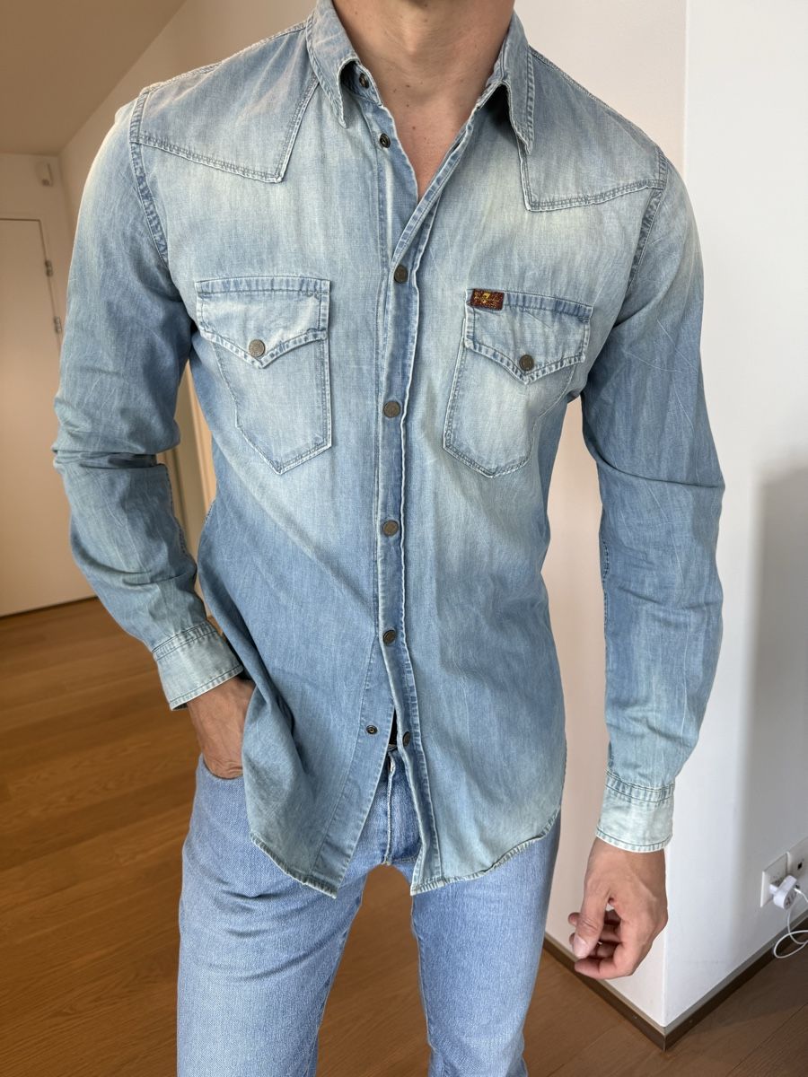 Camicie: Denim Hemd 7forallmenkind M – Usato da Zürich venduto da ste_vwk8