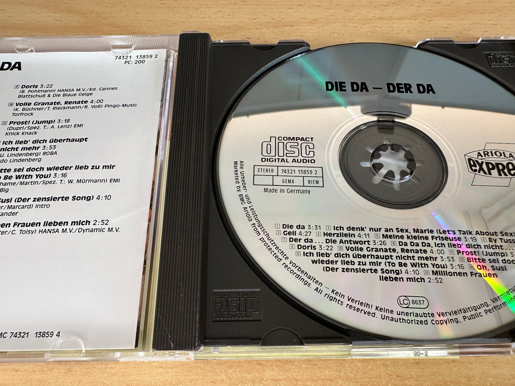 CDs: Various – Die Da - Der Da – Gebraucht aus Rikon im Tösstal von Alpenmutz 2