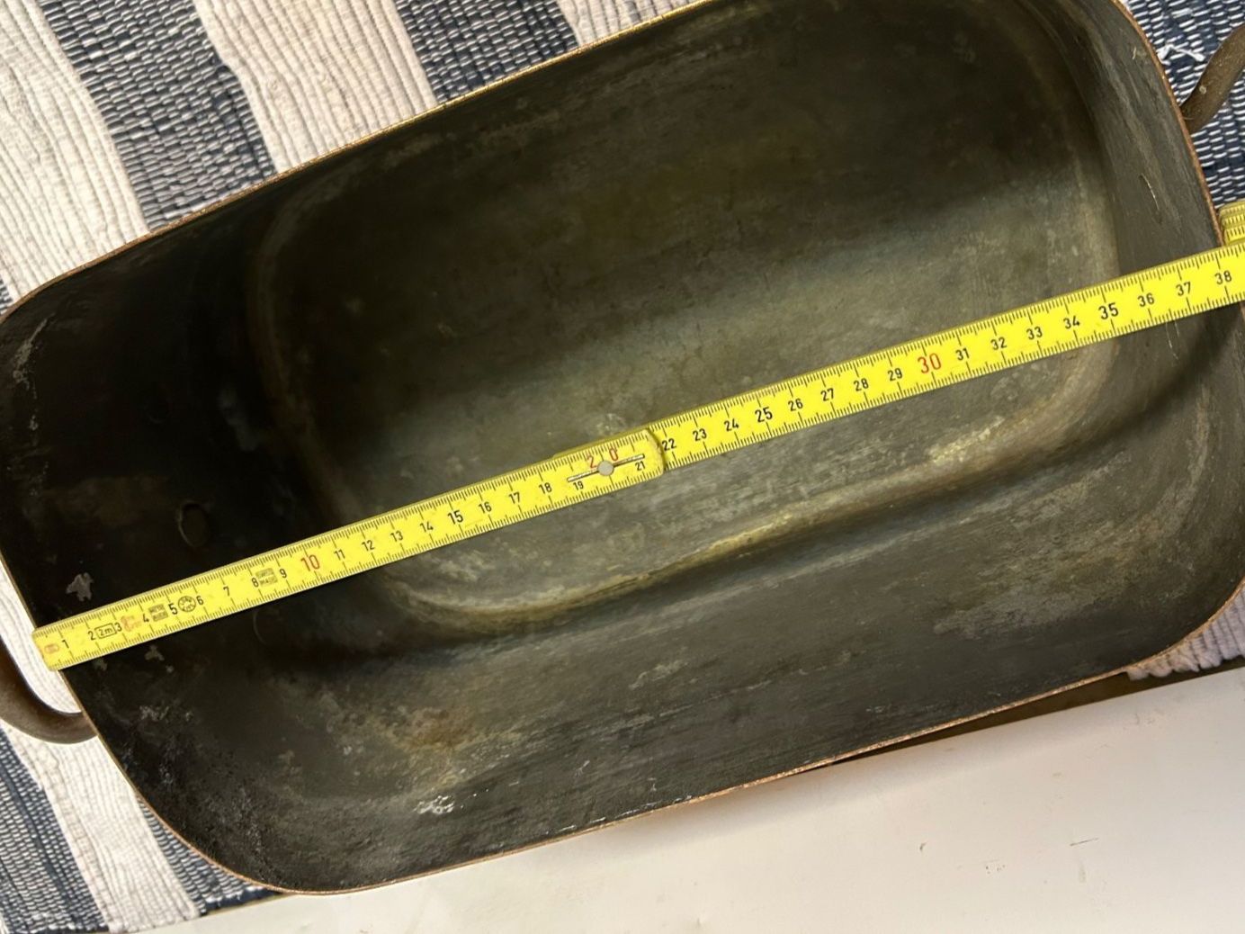 Sonstiges für Haushalt & Wohnen: Cuivre Ancien: Récipient rustique avec support fer forgé! – Gebraucht aus Palézieux von BABIGLU 5