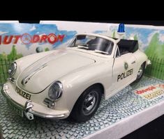 PORSCHE 356 POLIZEI im Massstab 1:18