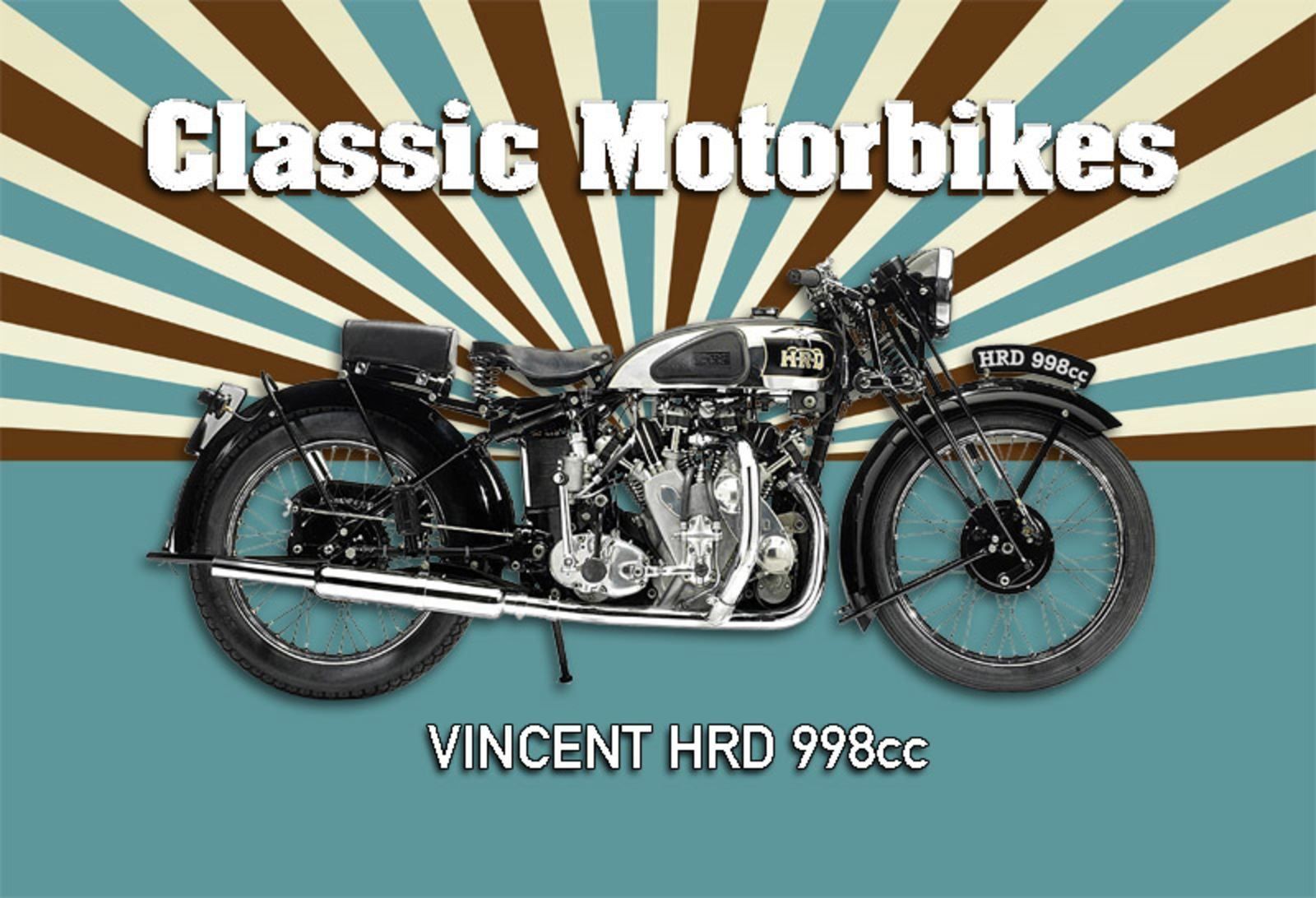Insegne: Blechschild-VINCENT HRD 998 CC CLASSIC M – Nuovo e nell'imballaggio originale da Rupperswil venduto da big-one-sale