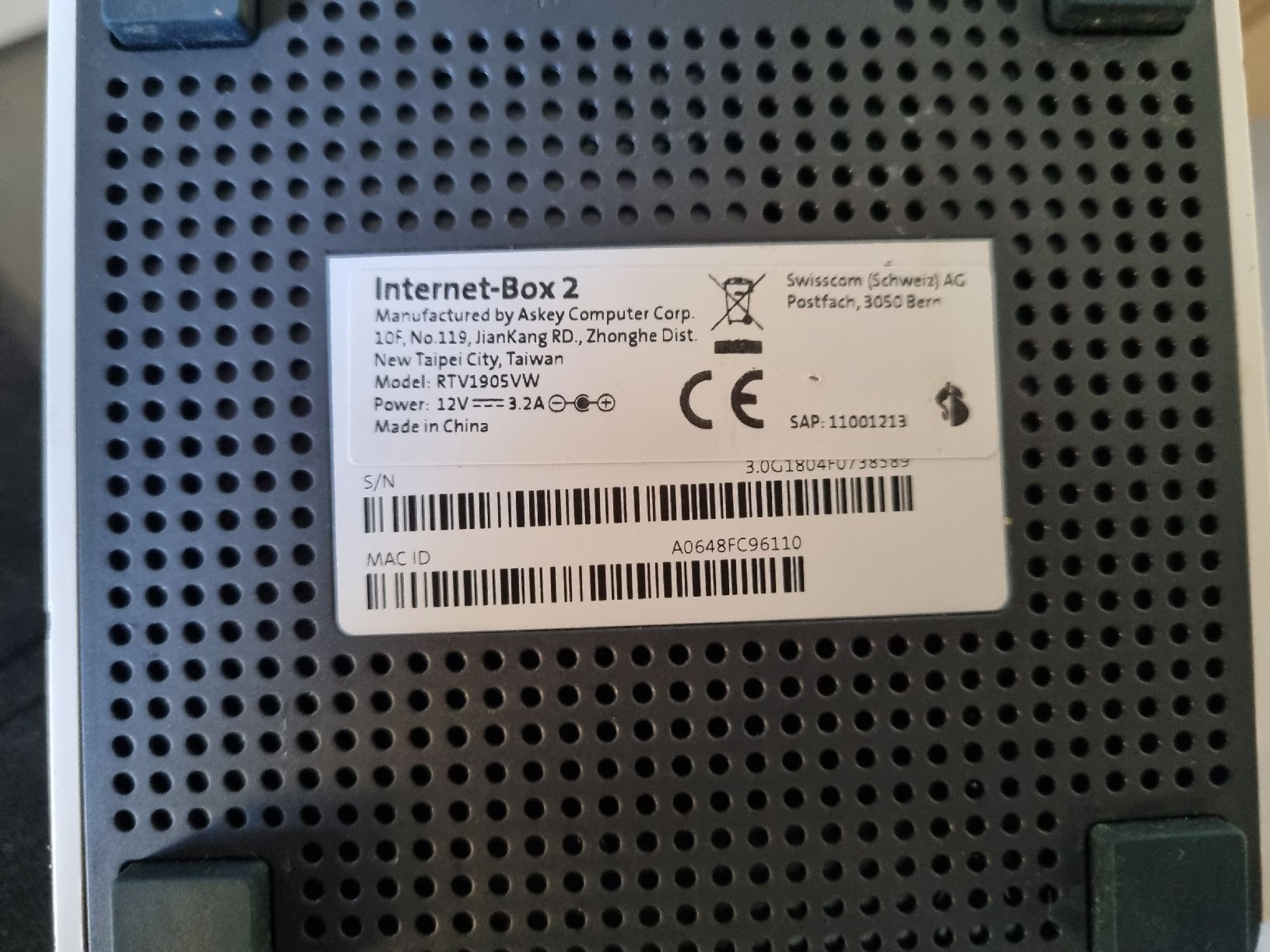 Swisscom Modems & Router: 4 Mal Internet-Box 2 Swisscom – Gebraucht aus Bigenthal von meier90 2