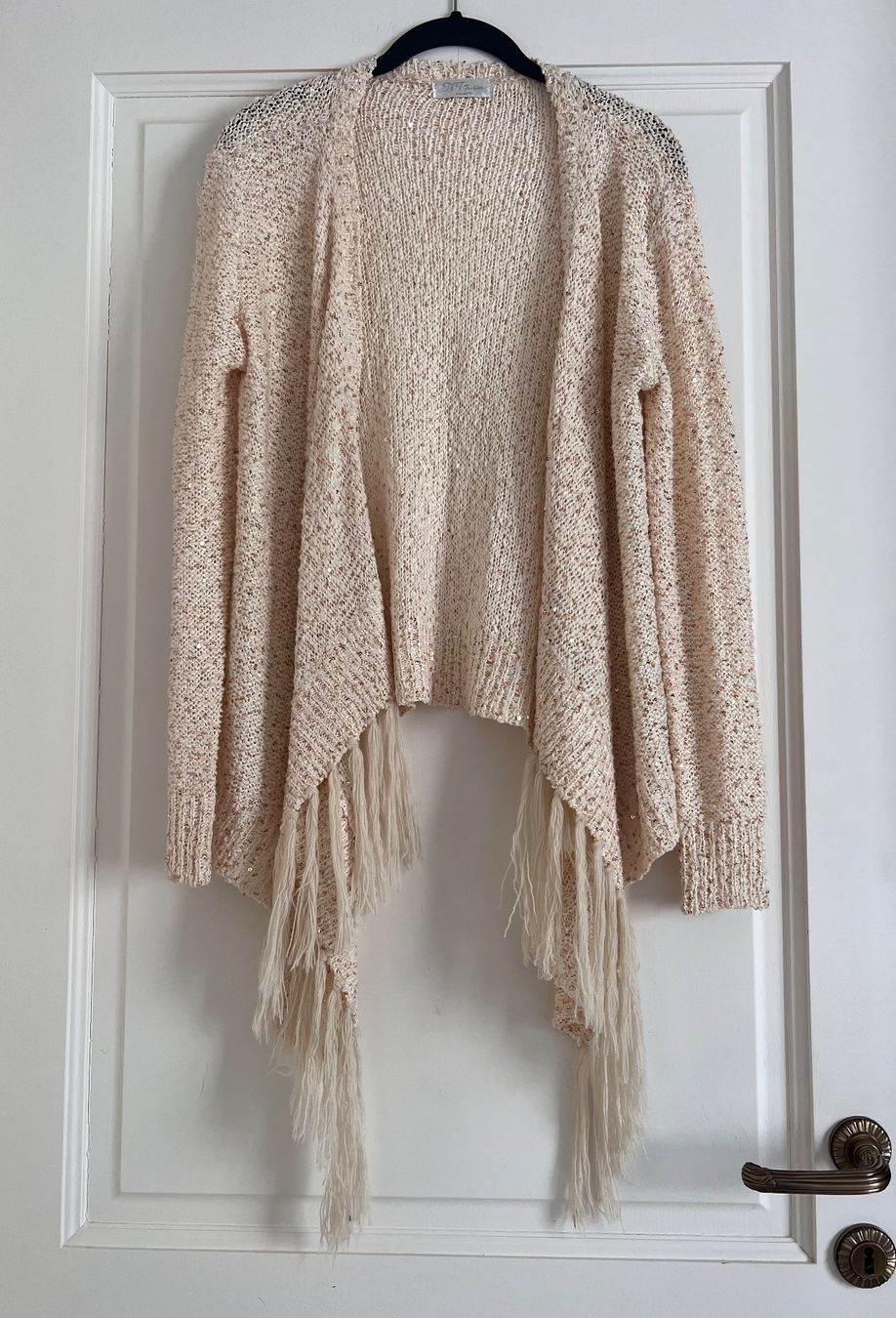 Gilets: Sparkling Beige Cardigan – D'occasion à Corsier-sur-Vevey par Kristina.Nova