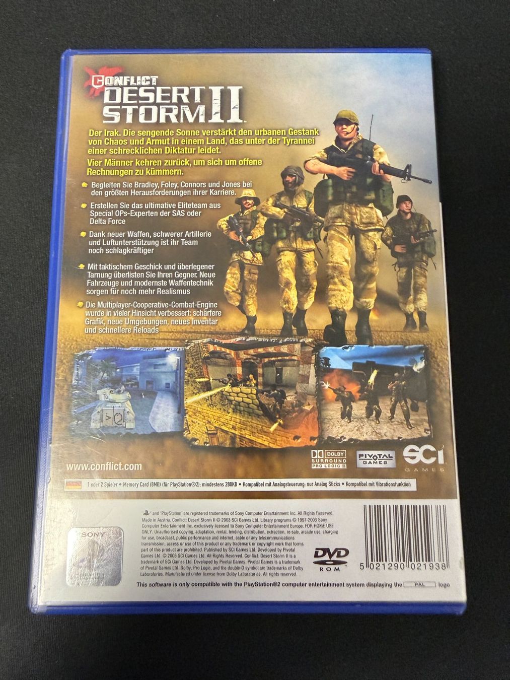 Sony Giochi: Conflict Desert Storm 2 - PS2 – Usato da Pont-de-la-Morge venduto da Darfal 2