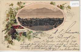 Souvenir de Morges - Litho 1899!!!