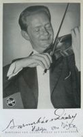 Barnabas von Geczy (1897-1971) Geigenspieler - Autogramm