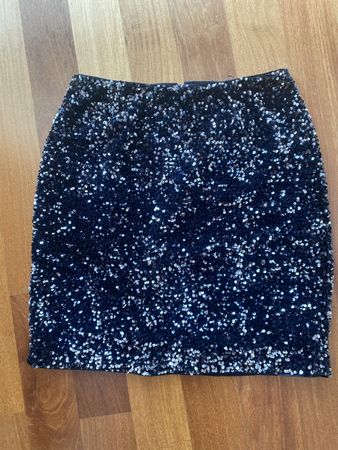 s.Oliver Rock mit Pailletten schwarz Grösse 42 neu