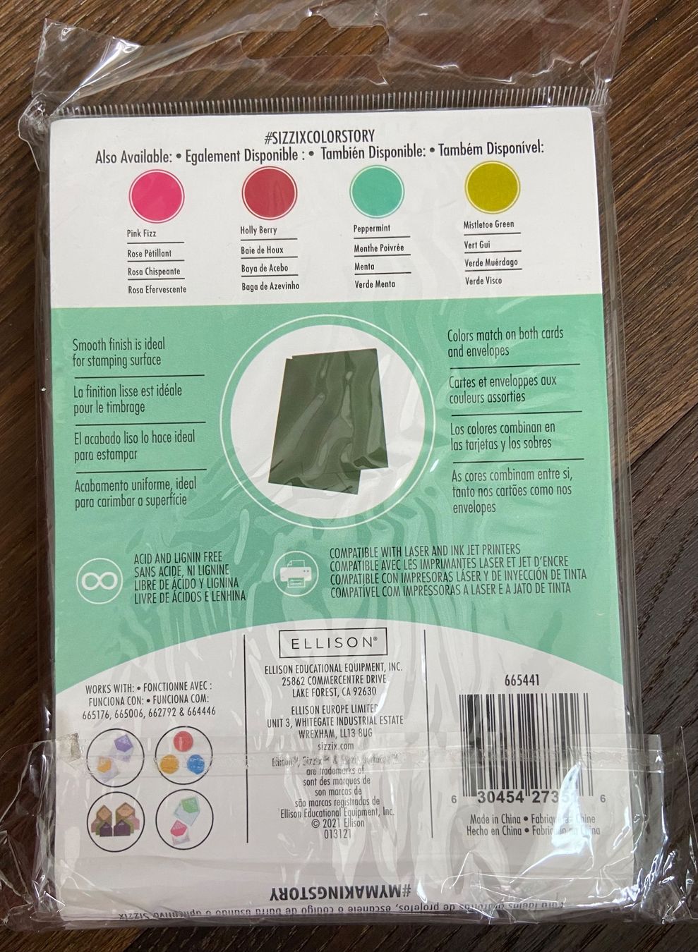 Sizzix Carta: Sizzix Karten und Couvert-Set – Nuovo e nell'imballaggio originale da Zürich venduto da Sunset69 2