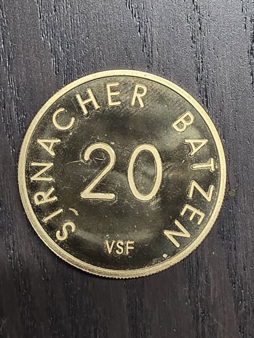 Alle Münzen: Sirnacher Münze 20.- Fr. – Neu (gemäss Beschreibung) aus Bronschhofen von mos-rol72