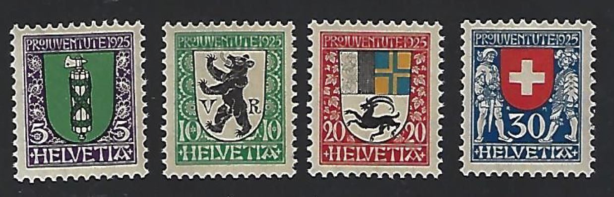 Tutti i francobolli: Série Pro Juventute 1925, neuf ** / Neu ** – Nuovo (secondo la descrizione) da PRANGINS venduto da Dorp