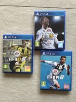 FIFA 17, 18, 19 PS4 Spiele Set gebraucht