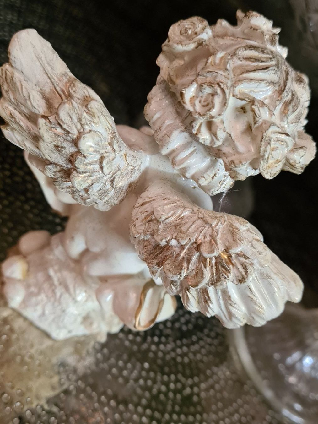 Figuren: Wunderschöner spezieller Rosen Engel – Gebraucht aus Amriswil von kleindeko 2