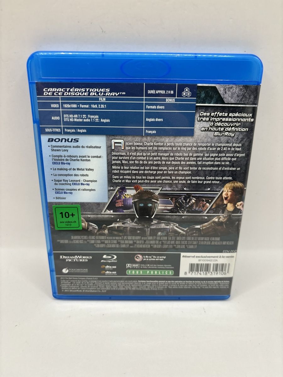 Tutti i DVDs: Blu-Ray Disc Hugh Jackman : Real Steel – Usato da Genève venduto da sho_67qj 1