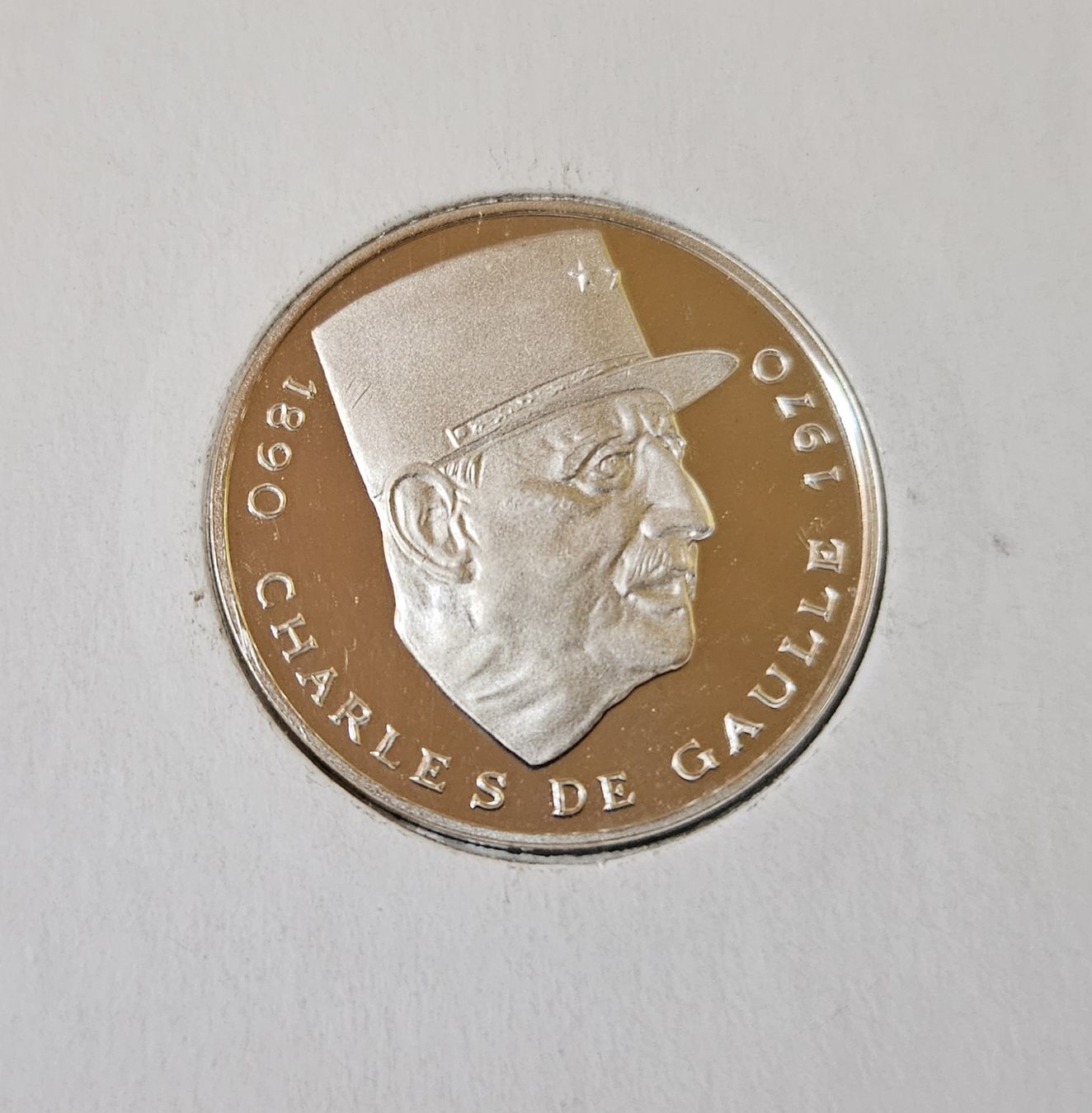 Medaillen: Silbermedaille Charles de Gaulle – Gebraucht aus Winterthur von ManuM88