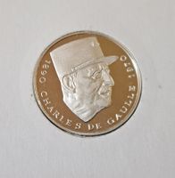 Silbermedaille Charles de Gaulle