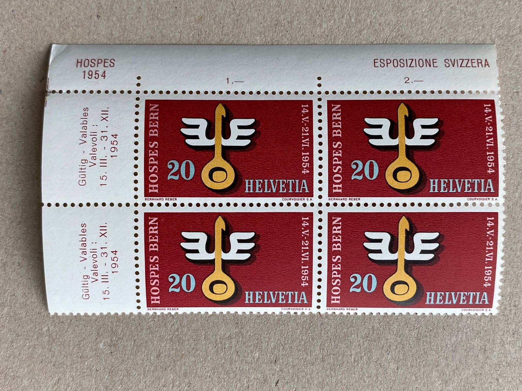Tutti i francobolli: 317, **, Viererblock – Usato da Aarau venduto da hilde47