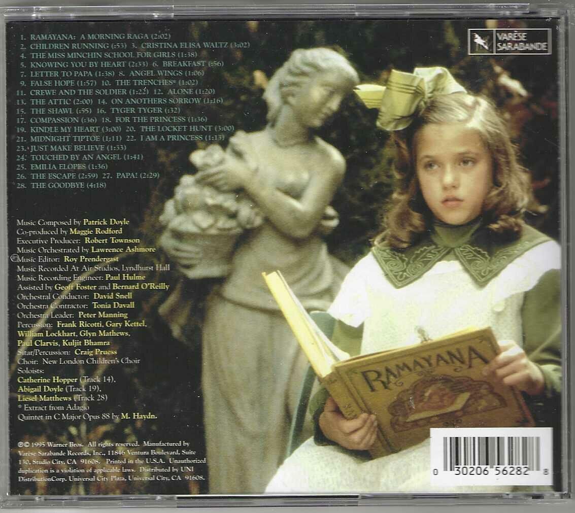 CDs: Patrick Doyle - A Little Princess – D'occasion à Genève par CDLPBookS 1