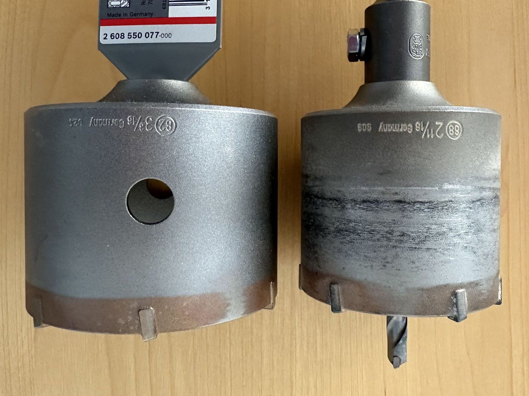 Bosch Tutti gli attrezzi: Bosch - SDS plus Bohrkrone - 2608550064 / 2608550077 – Usato da Dielsdorf venduto da Empowered 3