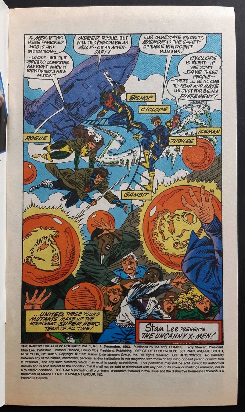 Fumetti: X-MEN #1 CREATOR CHOICE MINI COMIC EXCLUSIVE PROMO 1993 – Usato da Lugano venduto da YouWantUS 1