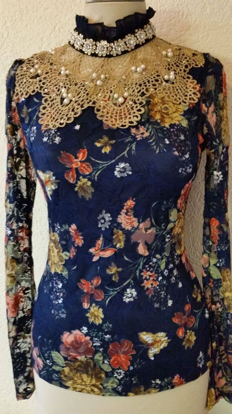Camicette: Wundeschöne Bluse Shirt Sweatshirt rolli – Nuovo (secondo la descrizione) da Zürich venduto da shopbop 9