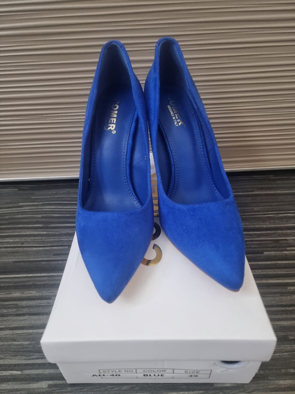 Damenschuhe: Neue, blaue Wildleder Pumps Grösse 39! – Neu und originalverpackt aus Goldingen von ale_vjt8 3