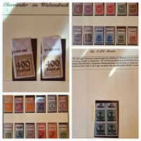 Briefmarken Deutsches Reich RARE/ABARTEN/FEHLDRUCKE/SPECIALS