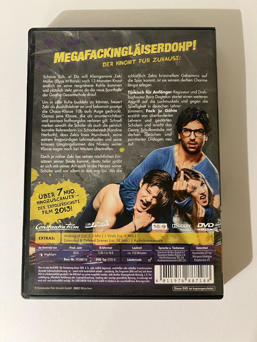 Tutti i DVDs: DVD Fuck you Goethe – Nuovo (secondo la descrizione) da Rupperswil venduto da sige82 1