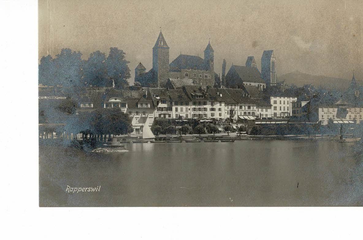 Cartoline postali: Ansichtskarte Rappersil, ungelaufen – Usato da Ebmatingen venduto da desalli