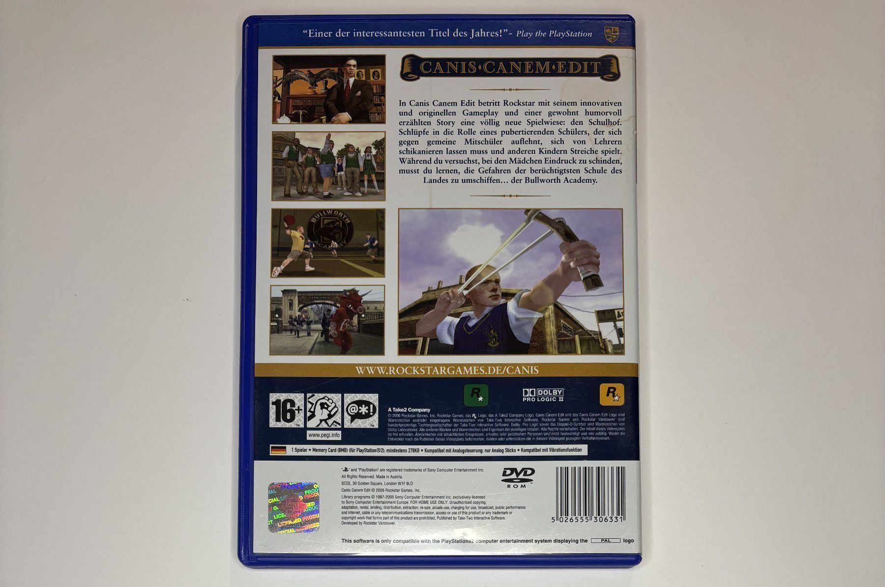 Sony Giochi: Canis Canem Edit - PS2, Deutsch mit Spielanleitung – Usato da Sessa venduto da discoverymedia 1