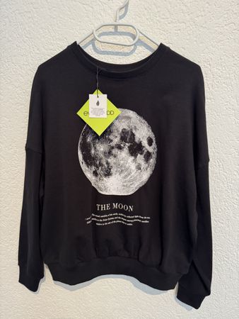 NEU Sweater Even&Odd Moon schwarz Pullover mit Etikett Gr. S