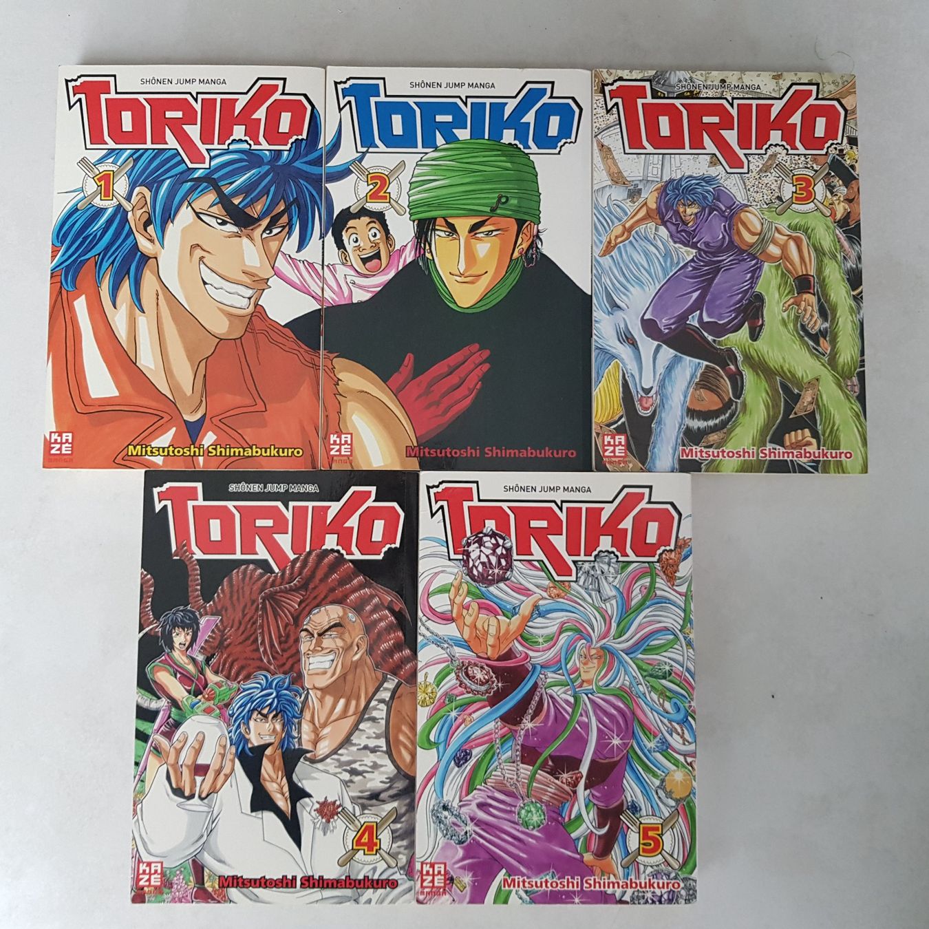 Comics: Toriko 1-5 von Mitsutoshi Shimabukuro – Gebraucht aus Kappel SO von SebsPlants