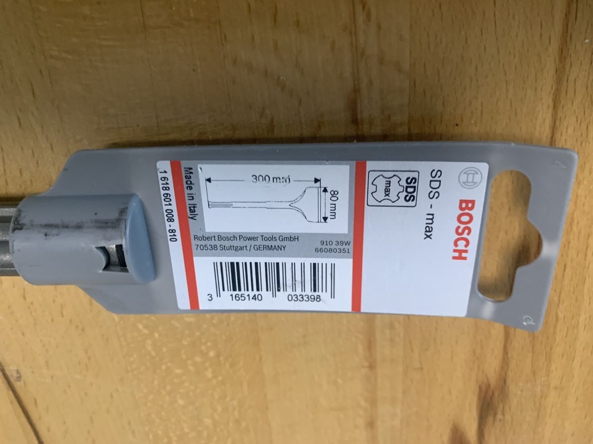 Bosch Tutti gli attrezzi: Bosch SDS Max Spitzeisen 300mm /80mmm – Nuovo e nell'imballaggio originale da Zürich venduto da richie02 4