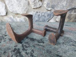 2 Stk. Antike Schuhmacherwerkzeuge, Schuster Amboss
