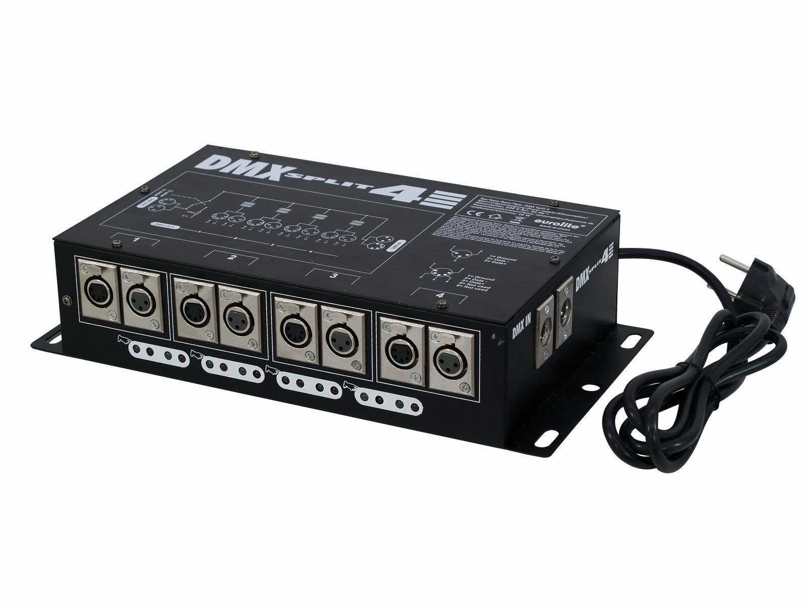 Console di mixaggio: EUROLITE DMX Split 4 Splitter – Nuovo e nell'imballaggio originale da Däniken SO venduto da Profog1 1