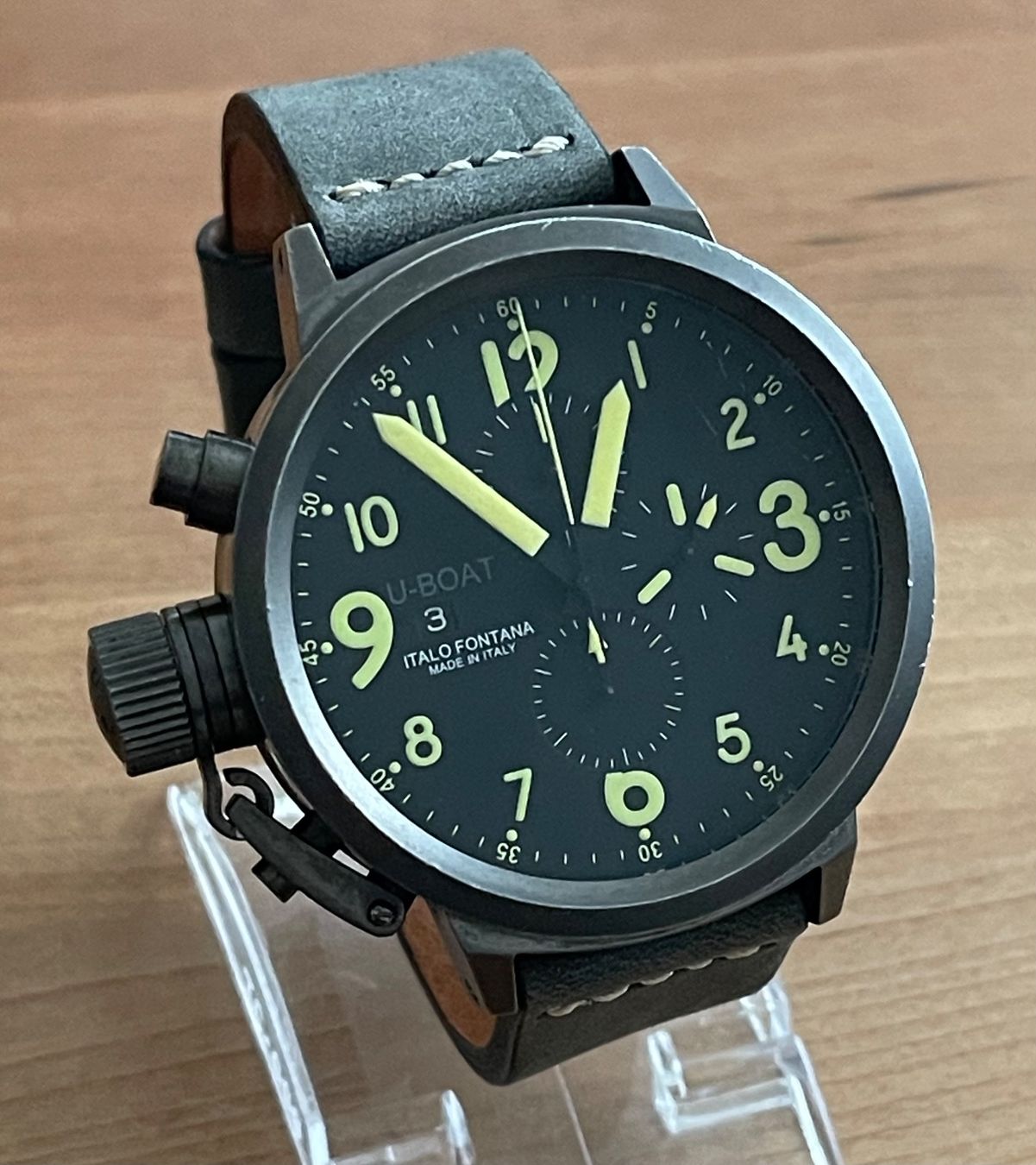Orologi: U-BOAT Flightdeck U7750/50 Automatic Chronograph Ref. 5298 – Usato da Embrach venduto da Canderau 2