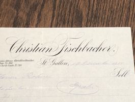 Christian FISCHBACHER original Unterschrift