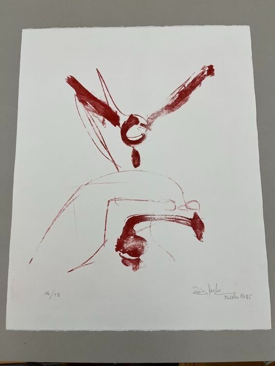 Grafica & Litografie: Peter Huber LITHOGRAPHIE SIGNIERT NUMMERIERT – Usato da Gersau venduto da grafik-kunst