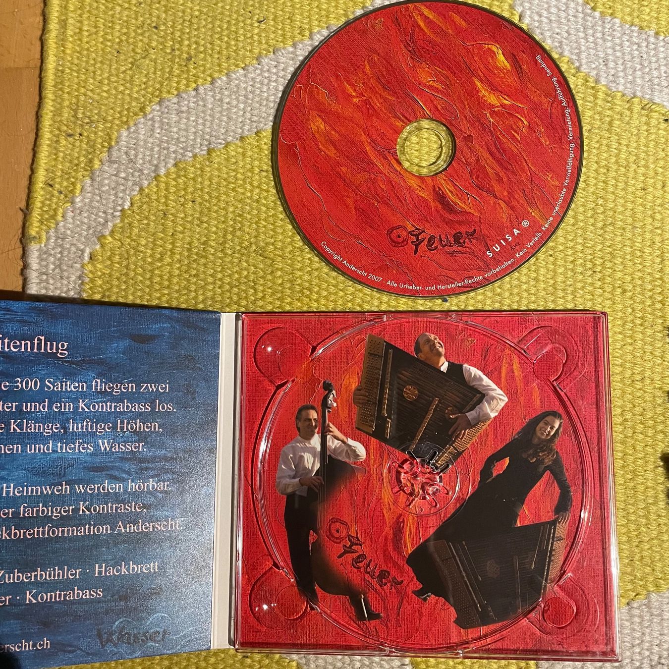 CD: ANDERSCHT-MIT UNTERSCHRIFTEN SAITENFLUG (DIGIGPACK) – Usato da Rorschacherberg venduto da CD-Roli 1
