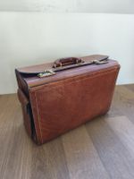 Lederkoffer, -mappe, robust, alt, schöne Patina